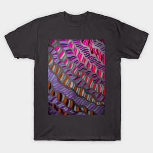 Waves of Purple, Pink & Grey T-Shirt